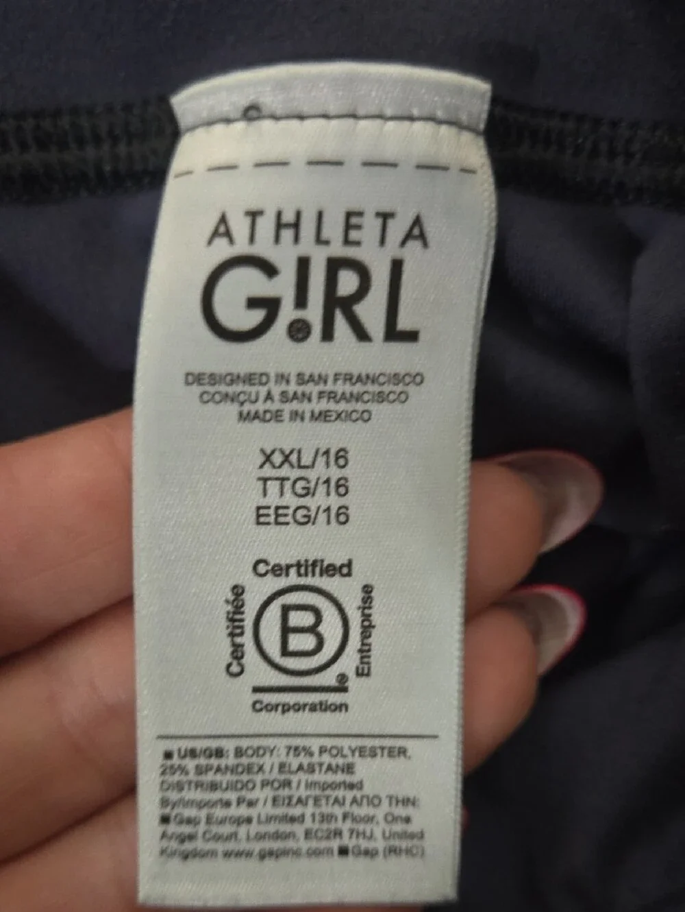 Athleta Girl Chit Chat Straight Leg Pant – XXL/16 – Cosmos